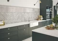 Керамический бордюр  El Barco GLAMOUR-CHIC Moldura Chic Gris 4х15см