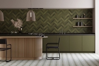 Керамическая плитка Revoir Paris ATELIER Emeraude Mat 6,2x25см