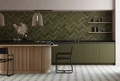 Керамическая плитка Revoir Paris ATELIER Emeraude Mat 6,2x25см