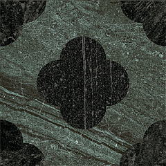 Керамогранит 41zero42 DANDY Pin Green_Black 18,6х18,6см