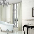 Бордюр Ape NOBLESSE Almera Ceramica London Blanco 5х20см