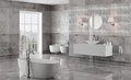 Бордюр  Eurotile Ceramica ECLIPSE GREY  Pencil Gray  4х89,5см