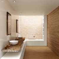 Керамическая плитка Eurotile Ceramica LEXINGTON 753 Brown 32,5х100см
