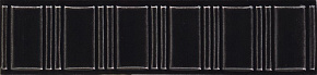 Бордюр Grazia FORMAE Pantheon Ebony 6,5х26см