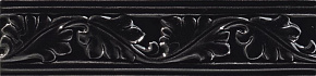 Бордюр Grazia FORMAE Foliage Ebony 6,5х26см