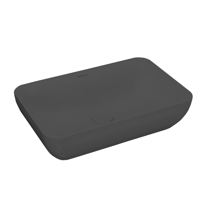 Раковина Керама Марацци PLAZA PLR.wb.55/BLK.M 55,5х36,3см