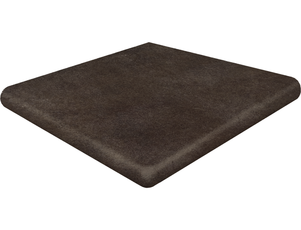 Ступень угловая Gres Aragon CAPRI Chocolate Esquina Redondeado 33х33см