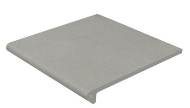 Фронтальная ступень  Gres Aragon COTTO Gris Peldano Redondeado 33 32,5х33см