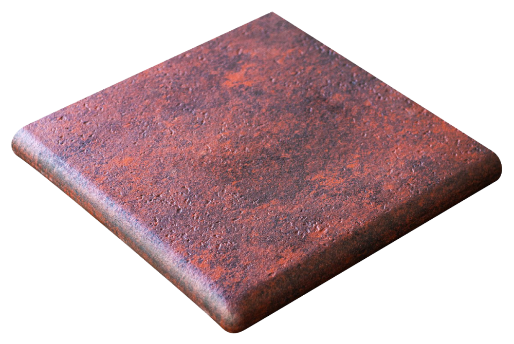 Ступень угловая Gres Aragon JASPER Esquina Redonda Rojo 33х33см