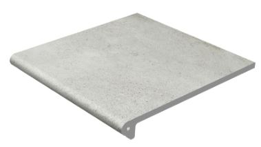 Фронтальная ступень  Gres Aragon URBAN Gris Peldano Redondeado 30 29,7х33см