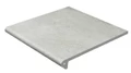 Фронтальная ступень  Gres Aragon URBAN Gris Peldano Redondeado 30 29,7х33см