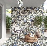 Керамогранит Mainzu MURALES Decor Mural Blu Leaves 20х20см
