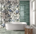 Керамогранит Mainzu MURALES Decor Mural Blu Leaves 20х20см