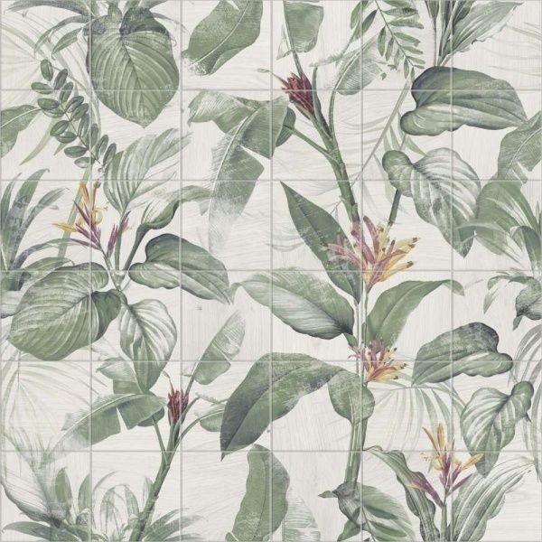 Керамогранит Mainzu MURALES Mural Spring Leaves 120х20см (комплект)