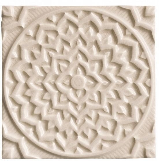 Керамическая плитка Adex EARTH Relieve Mandala Cosmos Fawn 15х15см