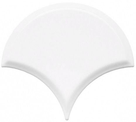 Керамическая плитка Adex ESCAMA Biselado Snow Cap 13х15см