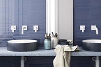 25831 Керамическая плитка для стен EQUIPE ARROW Blue Velvet 5х25см