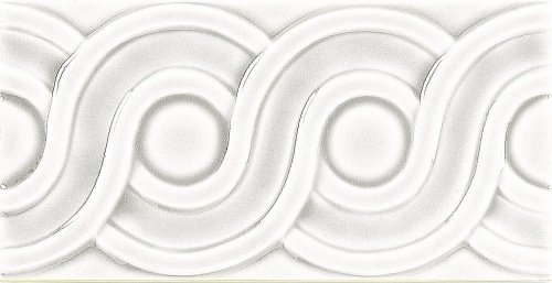 Бордюр Adex MODERNISTA Rilieve Clasico C/C Blanco 7,5х15см