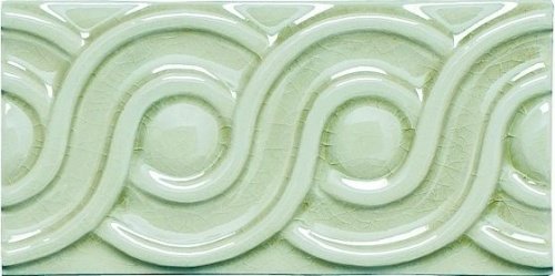 Бордюр Adex MODERNISTA Rilieve Clasico C/C Verde Claro 7,5х15см