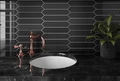 25836 Керамическая плитка для стен EQUIPE ARROW Black 5х25см