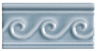 Бордюр Adex MODERNISTA Relieve Olas C/C Stellar Blue 7,5х15см