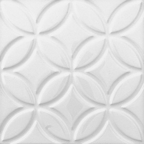 Керамическая плитка Adex NERI Relieve Botanical Blanco Z 15х15см