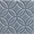 Керамическая плитка Adex NERI Relieve Botanical Storm Blue 15х15см