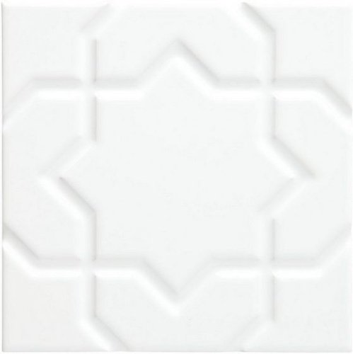Керамическая плитка Adex NERI Liso Star Blanco Z 15х15см