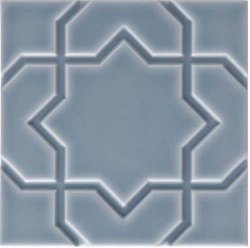 Керамическая плитка Adex NERI Liso Star Storm Blue 15х15см