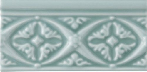 Бордюр Adex NERI Relieve Bizantino Sea Green 7,5х15см