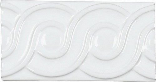 Бордюр Adex NERI Relieve Clasico Blanco Z 7,5х15см
