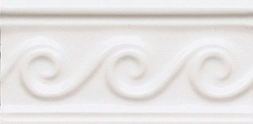 Бордюр Adex NERI Relieve Olas PB Blanco Z 7,5х15см