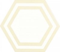 Керамогранит Adex PAVIMENTO Hexagono Deco Bone 20х23см
