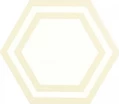 Керамогранит Adex PAVIMENTO Hexagono Deco Bone 20х23см