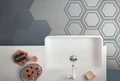 Керамогранит Adex PAVIMENTO Hexagono Deco Bone 20х23см