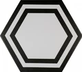 Керамогранит Adex PAVIMENTO Hexagono Deco Black 20х23см