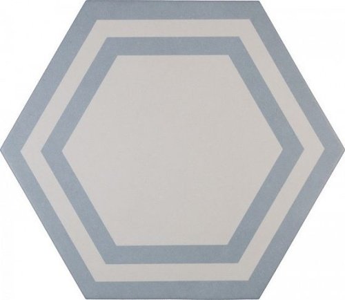 Керамогранит Adex PAVIMENTO Hexagono Deco  Azure 20х23см