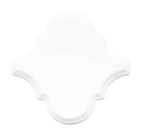 Керамическая плитка Adex RENAISSANCE Arabesco Biselado Snow Cap 15х15см