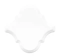 Керамическая плитка Adex RENAISSANCE Arabesco Biselado Snow Cap 15х15см