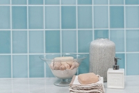 Плинтус Adex RIVIERA Rodapie  Niza Blue 10х20см