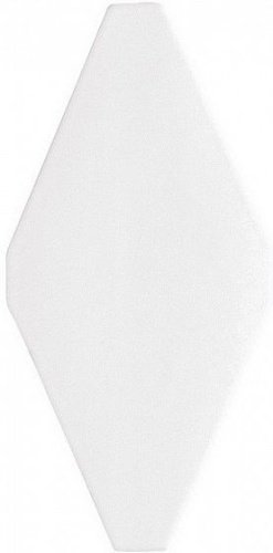 Керамическая плитка Adex ROMBOS Rombo Liso Blanco Z 10х20см