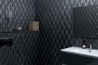 Керамическая плитка Adex ROMBOS Rombo Acolchado Textil Grafito 10х20см