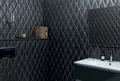 Керамическая плитка Adex ROMBOS Rombo Acolchado Textil Grafito 10х20см
