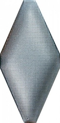 Керамическая плитка Adex ROMBOS Rombo Acolchado Micro Platino 10х20см