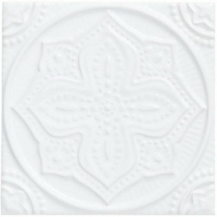 Керамическая плитка Adex STUDIO Relieve Mandala Planet Snow Cap 14,8х14,8см