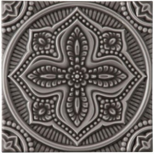 Керамическая плитка Adex STUDIO Relieve Mandala Planet Timberline 14,8х14,8см
