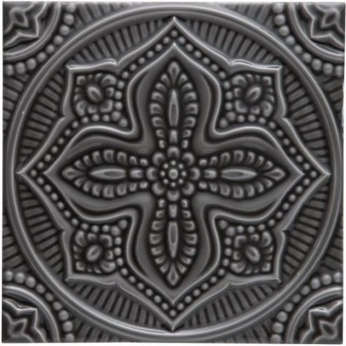 Керамическая плитка Adex STUDIO Relieve Mandala Planet Volcanico 14,8х14,8см