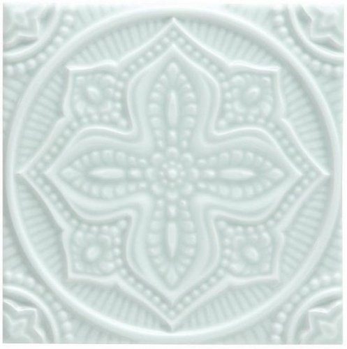 Керамическая плитка Adex STUDIO Relieve Mandala Planet Fern 14,8х14,8см