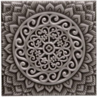 Керамическая плитка Adex STUDIO Relieve Mandala Universe Timberline 14,8х14,8см