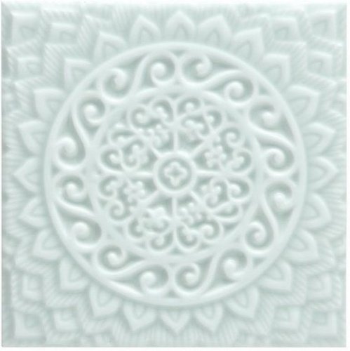 Керамическая плитка Adex STUDIO Relieve Mandala Universe Fern 14,8х14,8см